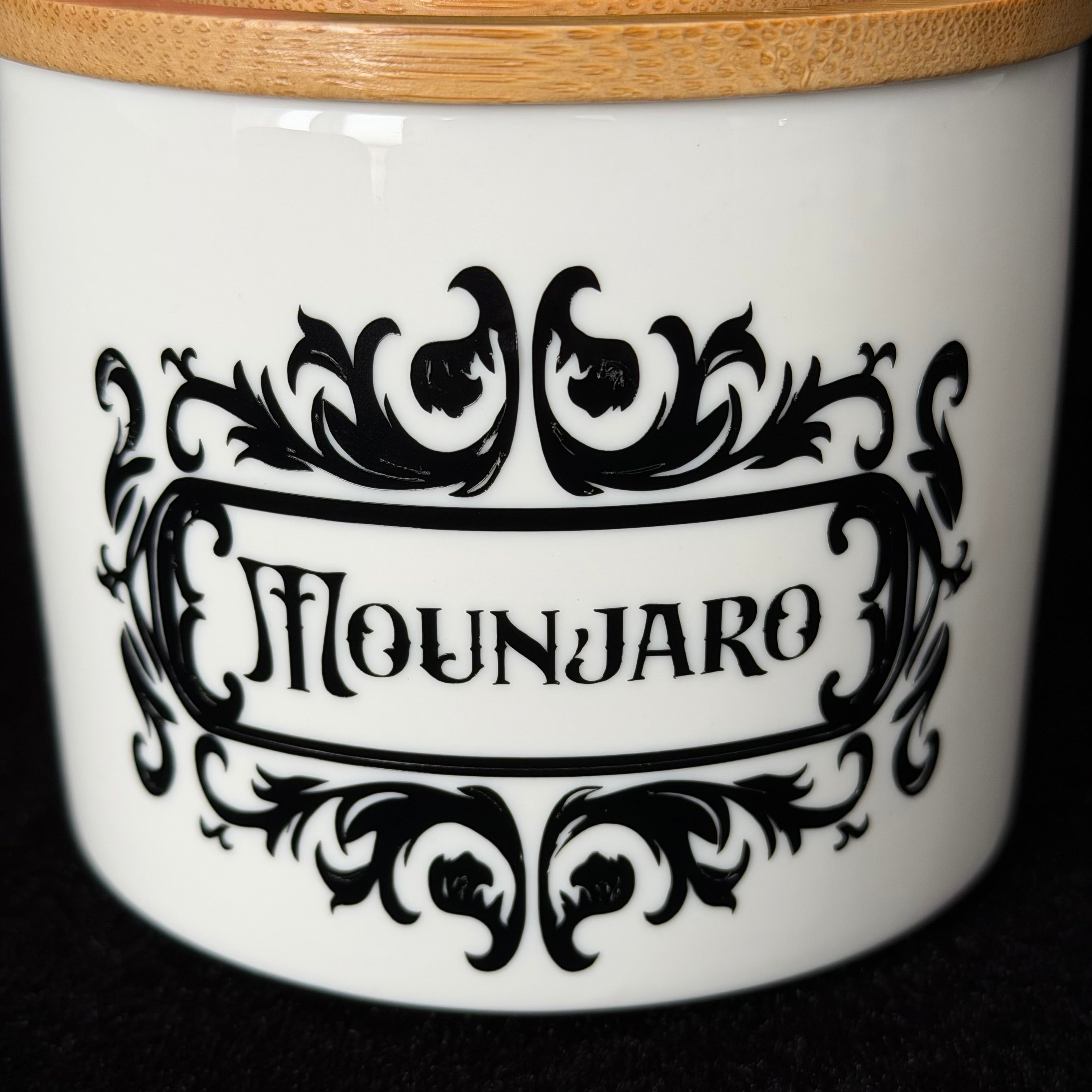 "Mounjaro" Ceramic Storage Canister | Funny Kitchen Jar | Sassy Swears