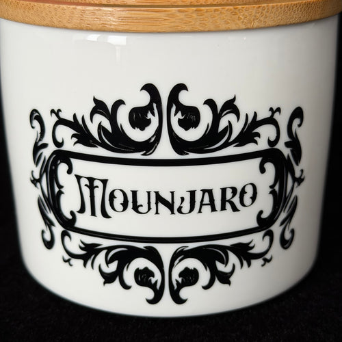 "Mounjaro" Ceramic Storage Canister | Funny Kitchen Jar | Sassy Swears