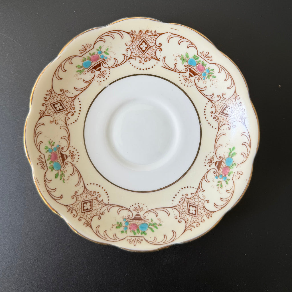 Bitch Teacup & Saucer, Vintage Roslyn Bone China Style Sassy Tea Set