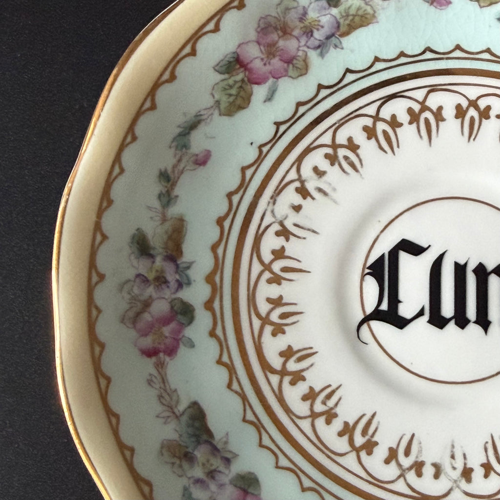 Cunt Vintage Bone China Gothic Saucer Plate
