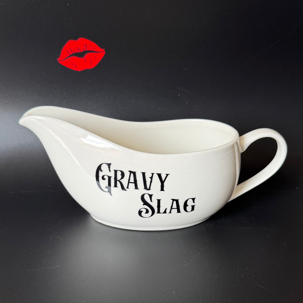 Gravy Slag – Cheeky Porcelain Gravy Boat, Jug