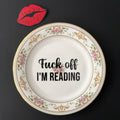 Fuck Off I'm Reading Vintage Royal Doulton Bone China Plate