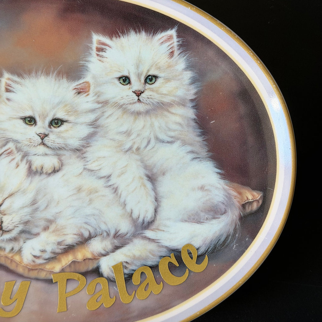 Pussy Palace Vintage Cat Plate