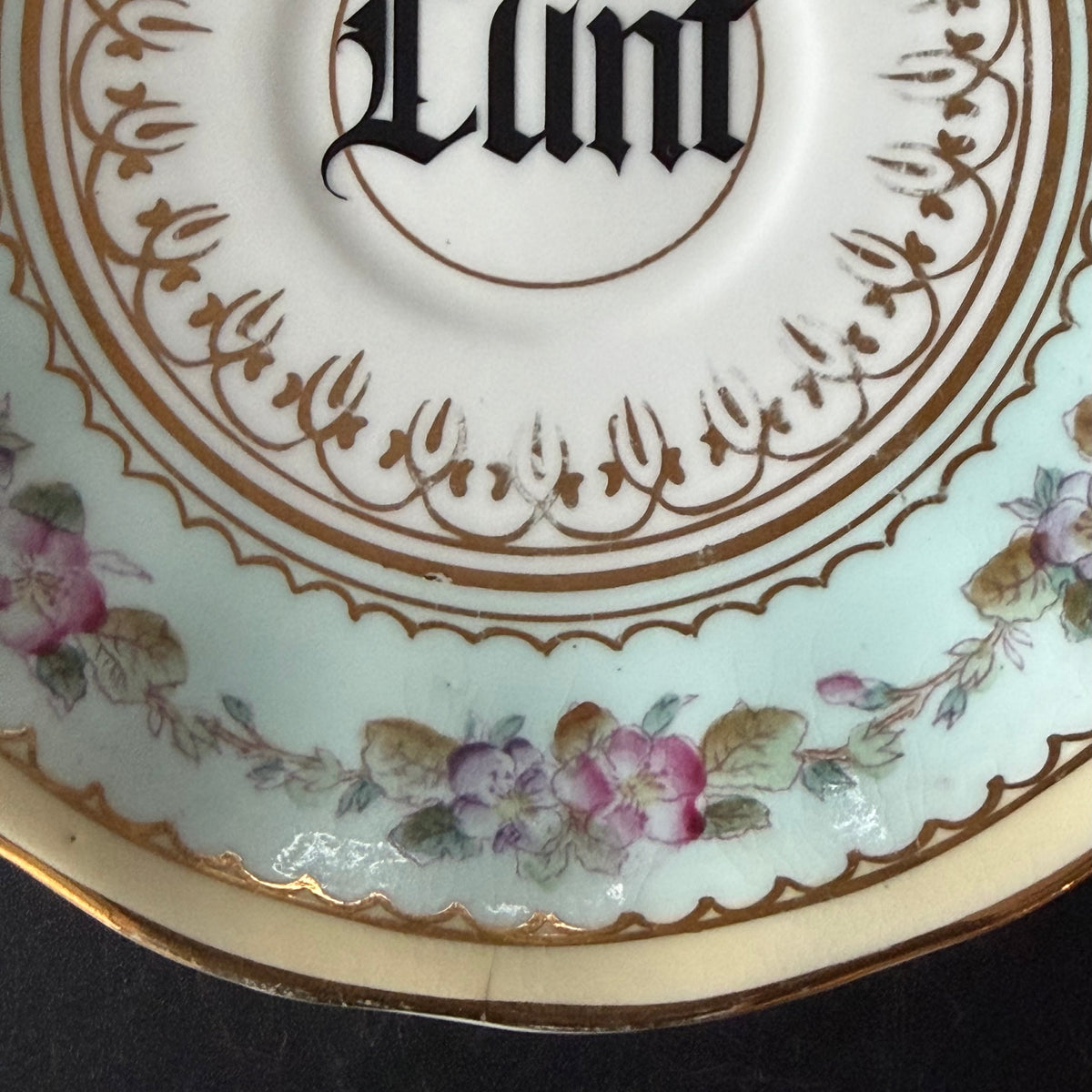 Cunt Vintage Bone China Gothic Saucer Plate