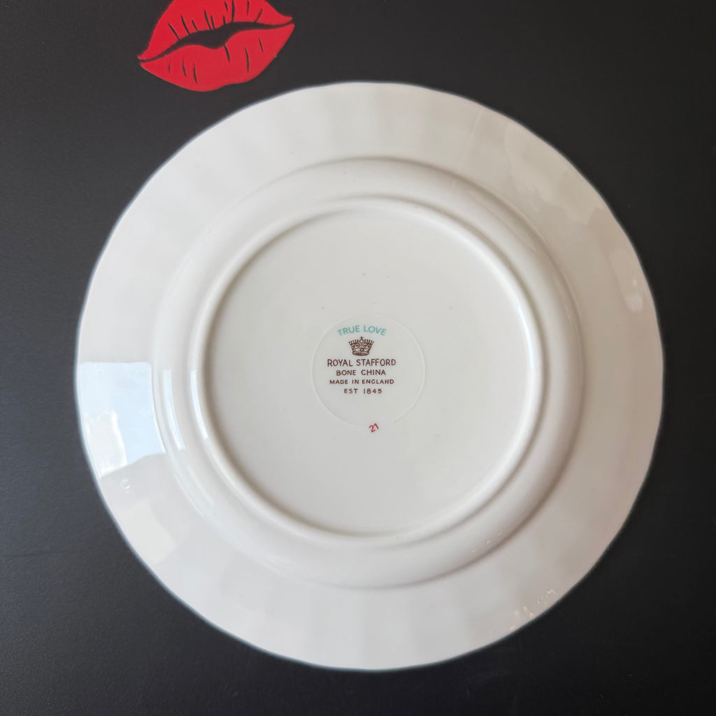 Serving Cunt, Vintage Royal Stafford Bone China Plate