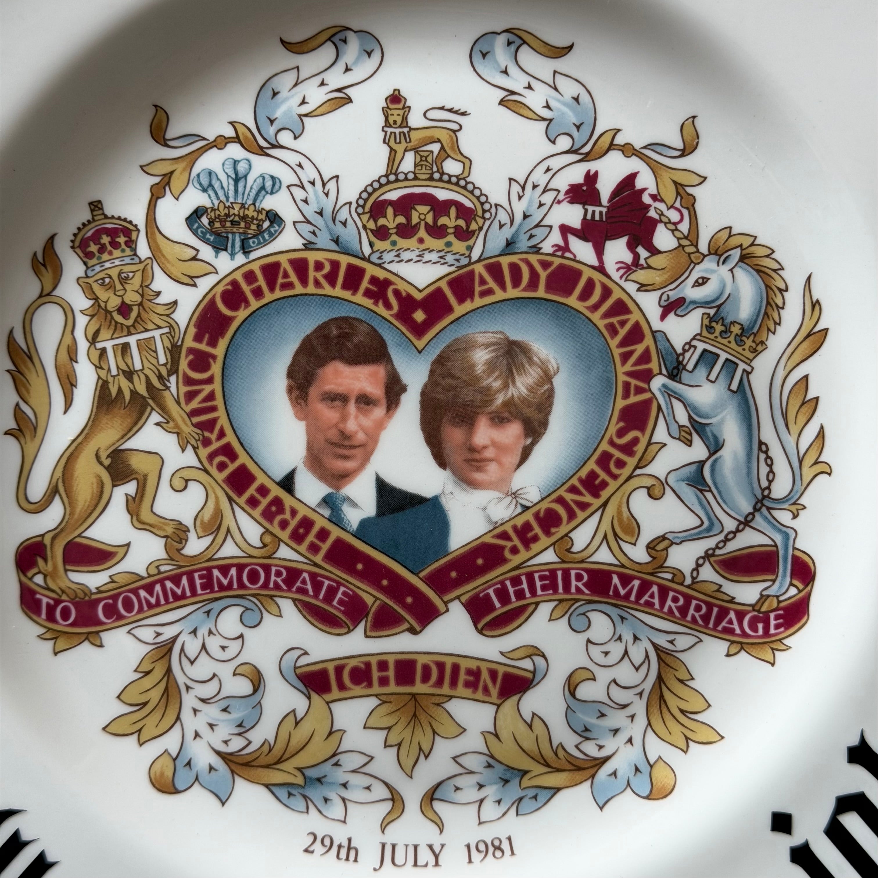 It Was an Inside Job Plate, Dark Humour Decor, Charles & Diana Commemorative Plate, Alternative Gothic Wall Decor, Sassy Statement Plate