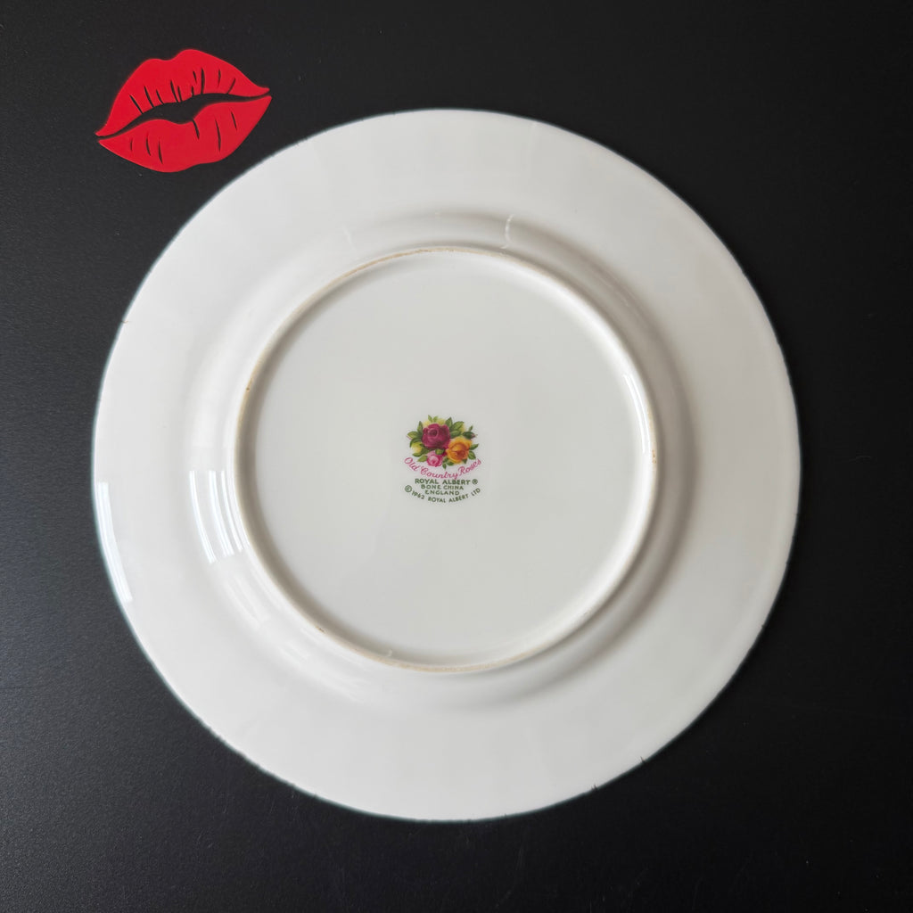 Please Don't Summon Demons In The Bathroom, Royal Albert Old Country Roses Plate