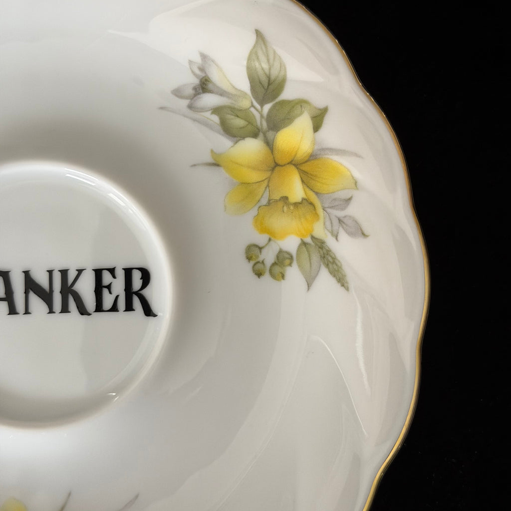 "Wanker" Vintage Porcelain Decorative Plate | Sweary Gift | Sassy Swears