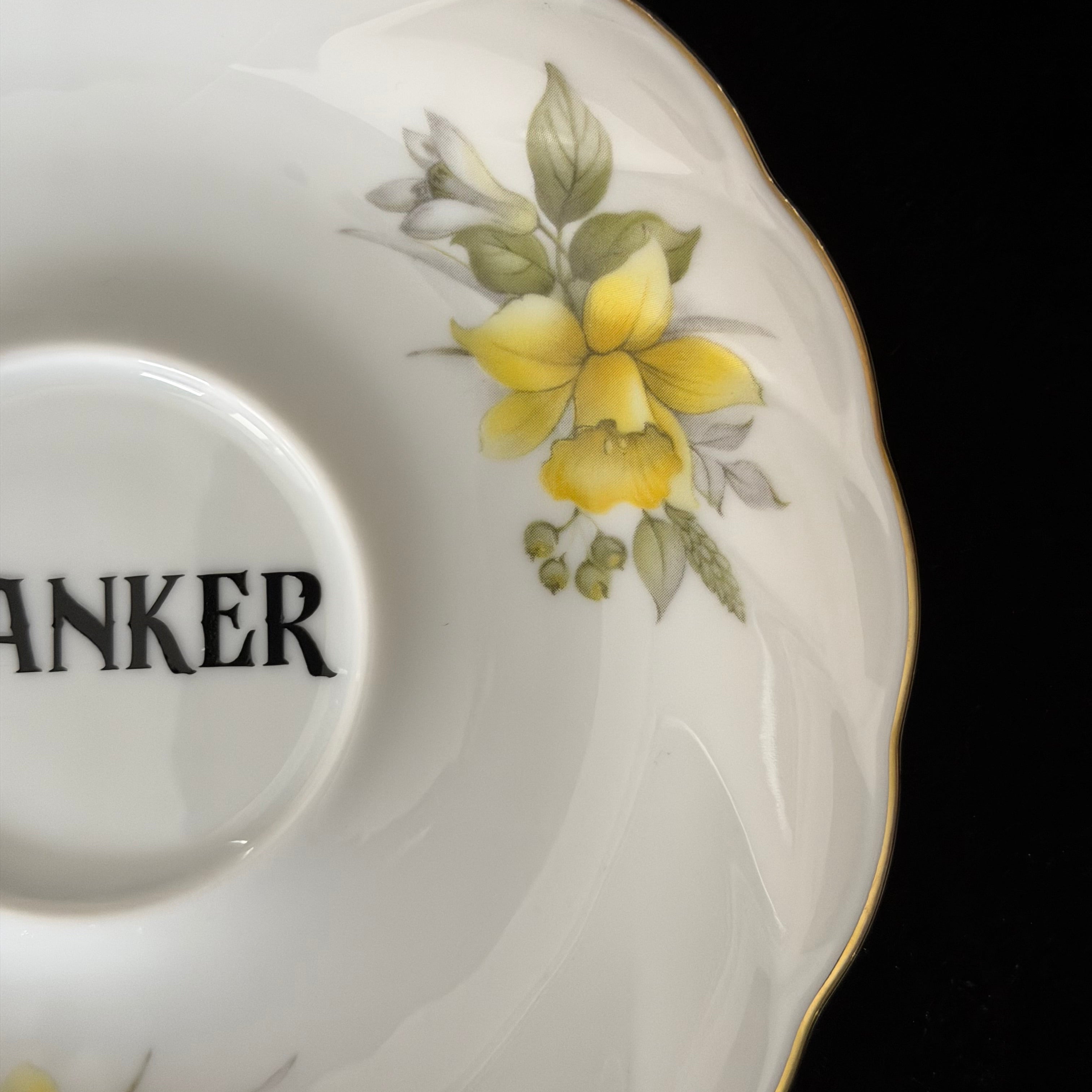"Wanker" Vintage Porcelain Decorative Plate | Sweary Gift | Sassy Swears