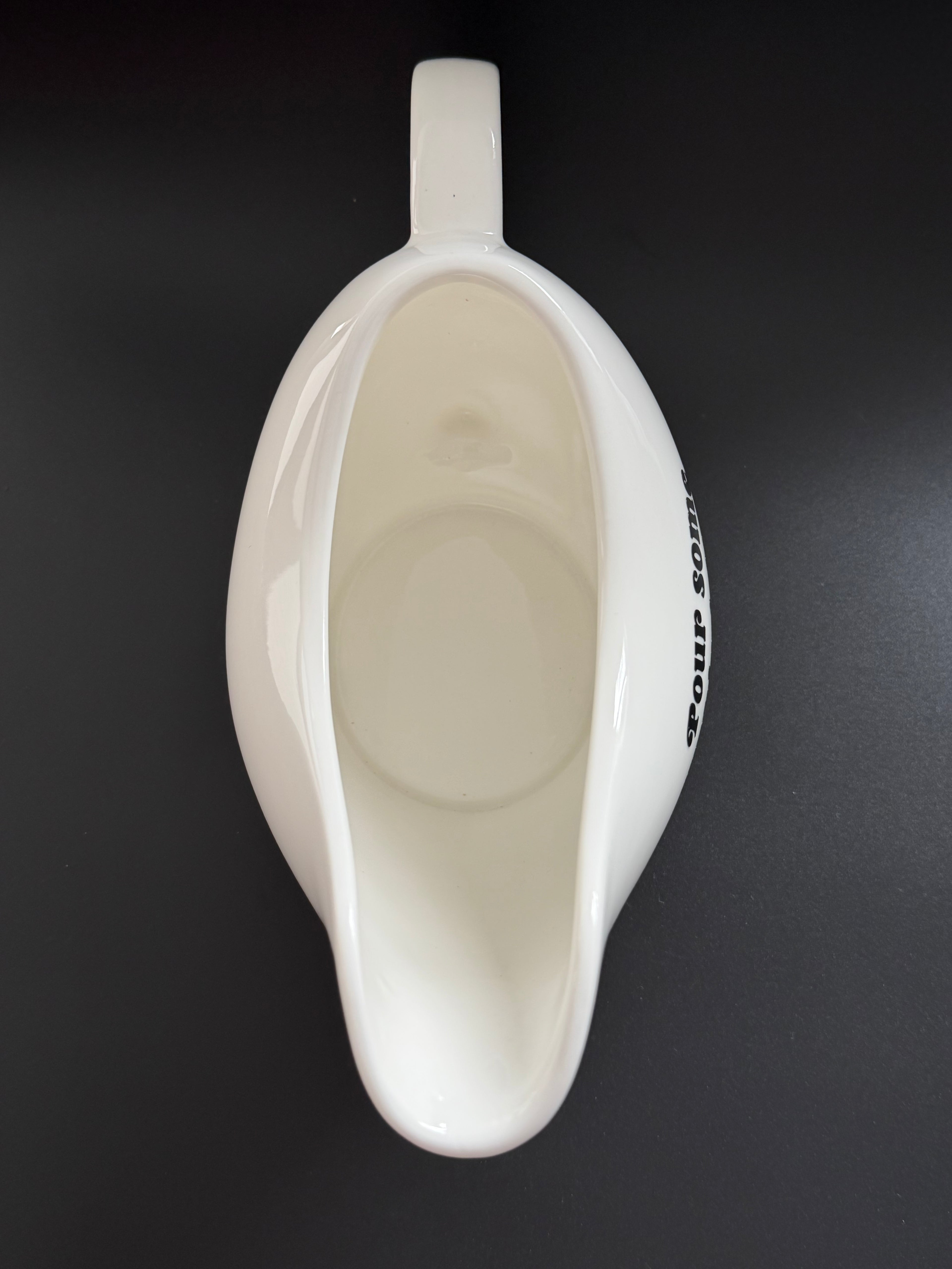Pour Some Fucking Gravy On It Gravy Jug, Funny Porcelain Gravy Boat, Sassy Kitchen Decor Gift