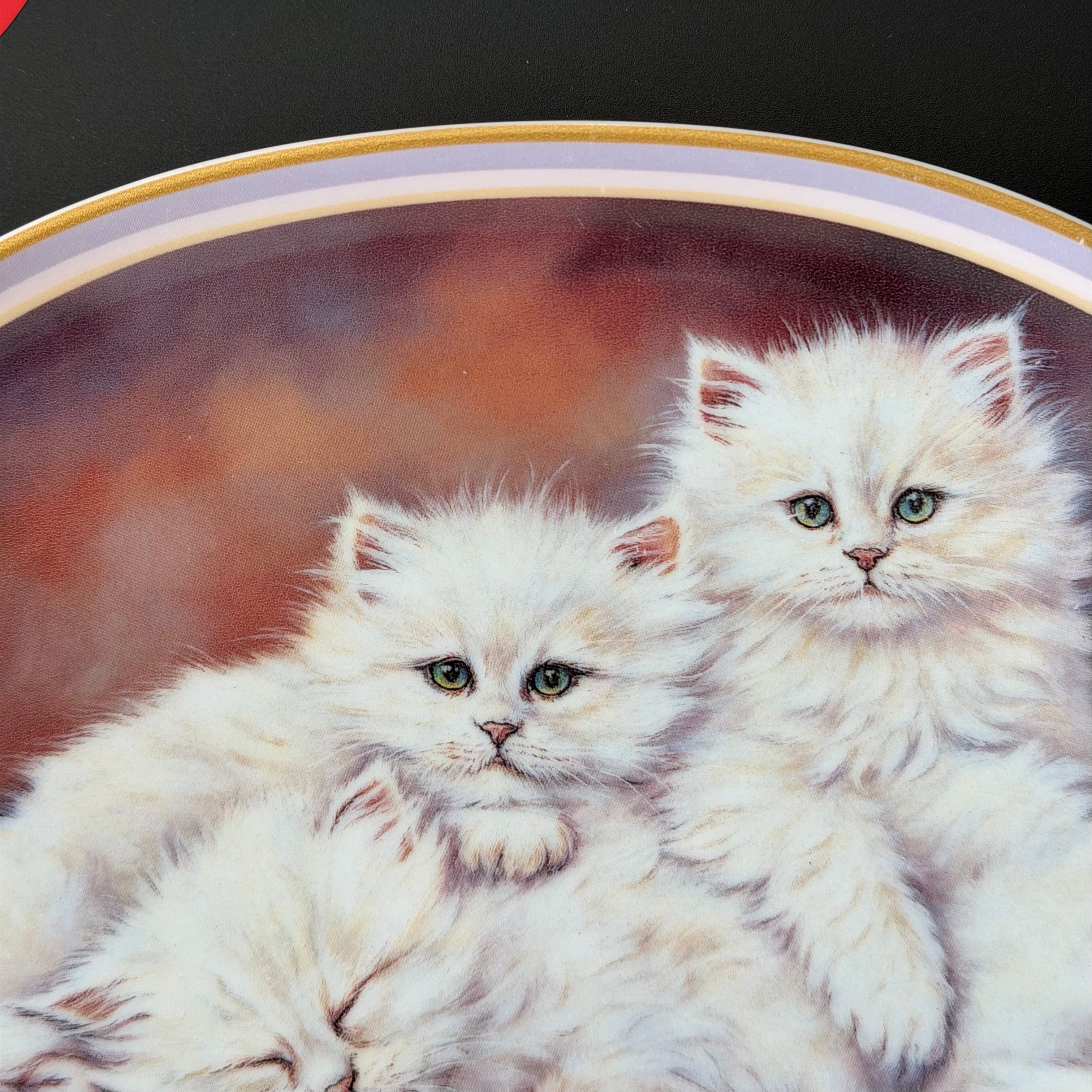 Pussy Palace Vintage Cat Plate