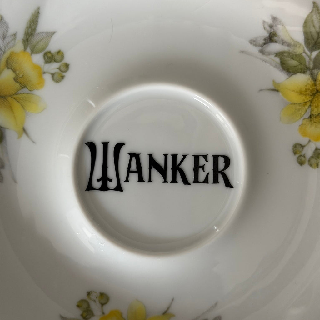 "Wanker" Vintage Porcelain Decorative Plate | Sweary Gift | Sassy Swears
