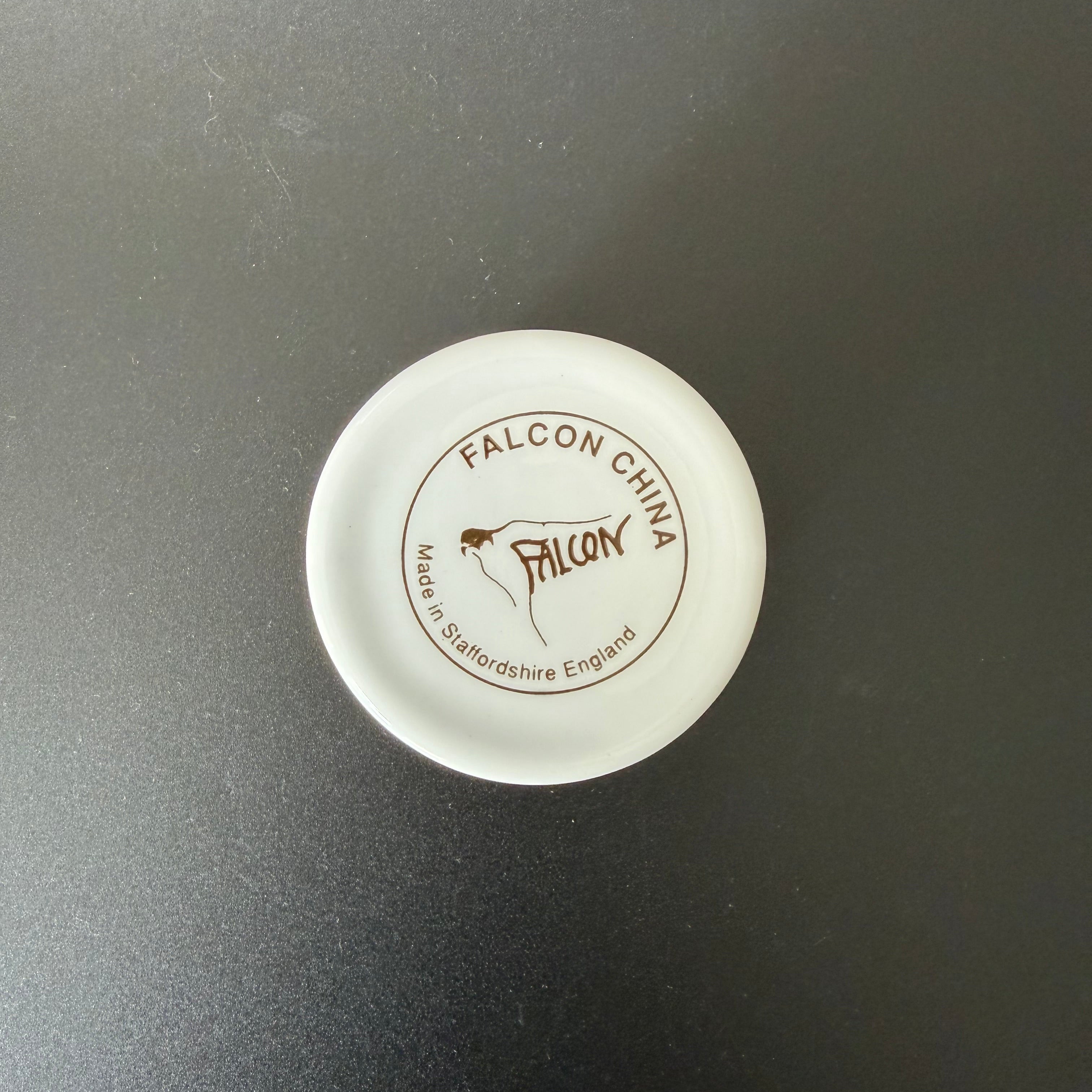 Vintage Cat Trinket Box, Hidden Message Cunt inside, Falcon China, Kitsch Meets Chaos