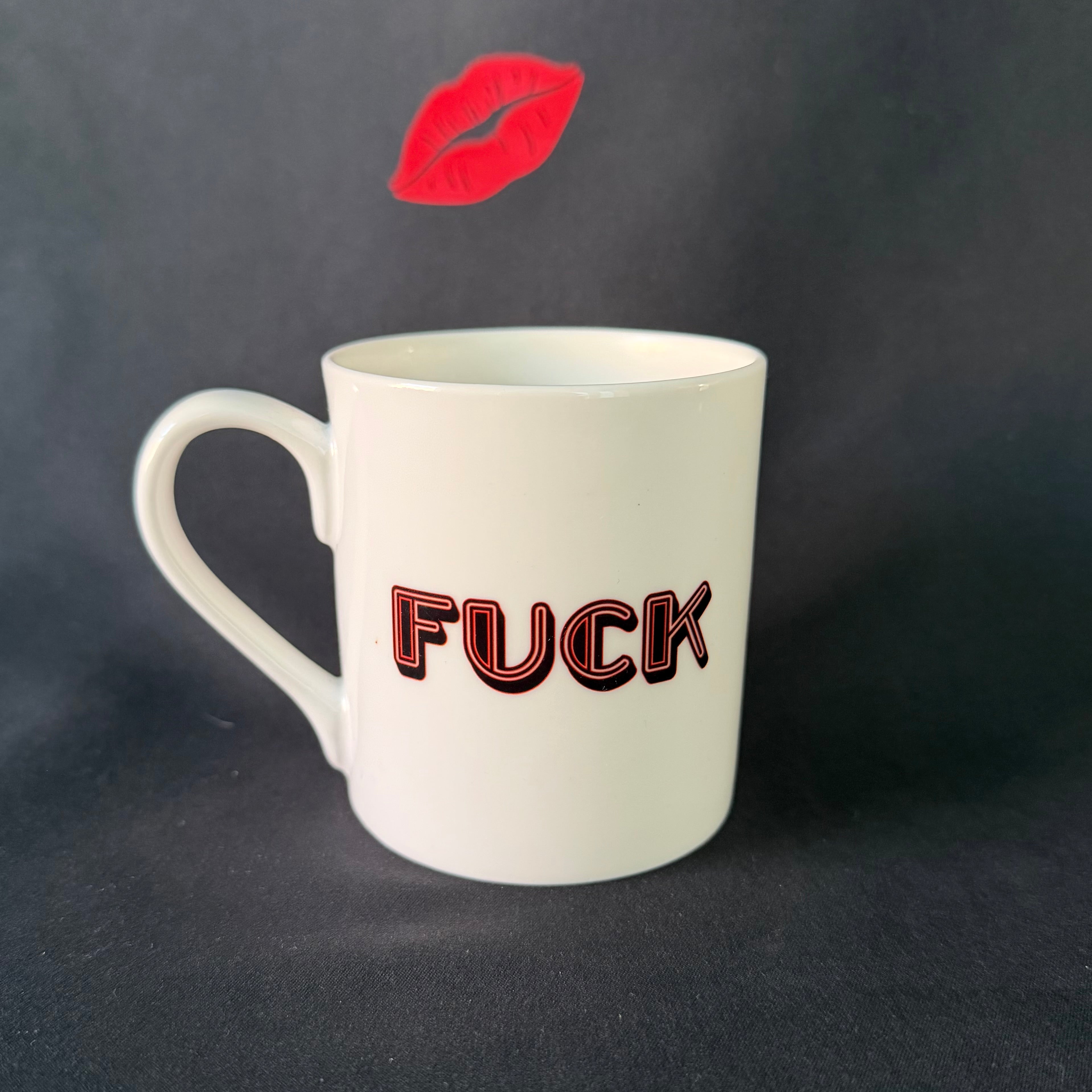 Fuck Funny China Mug, Cheeky Statement Mug, Sweary Mug, Sassy Swears
