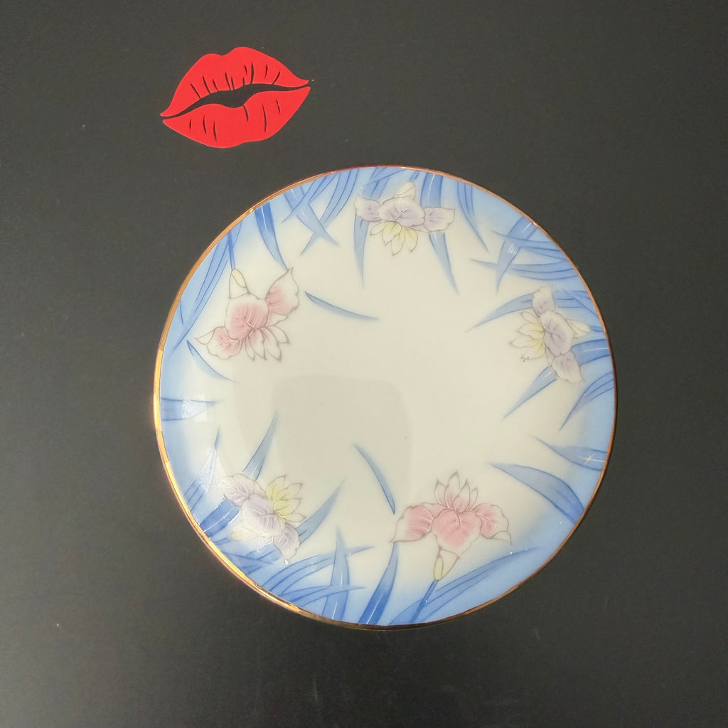 Well... Aren't You A Nosy Cunt, Upcycled Floral Vintage St Michael Bone China Trinket Dish with Lid.