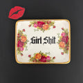 Girl Shit Vintage Royal Albert Bone China Trinket Dish