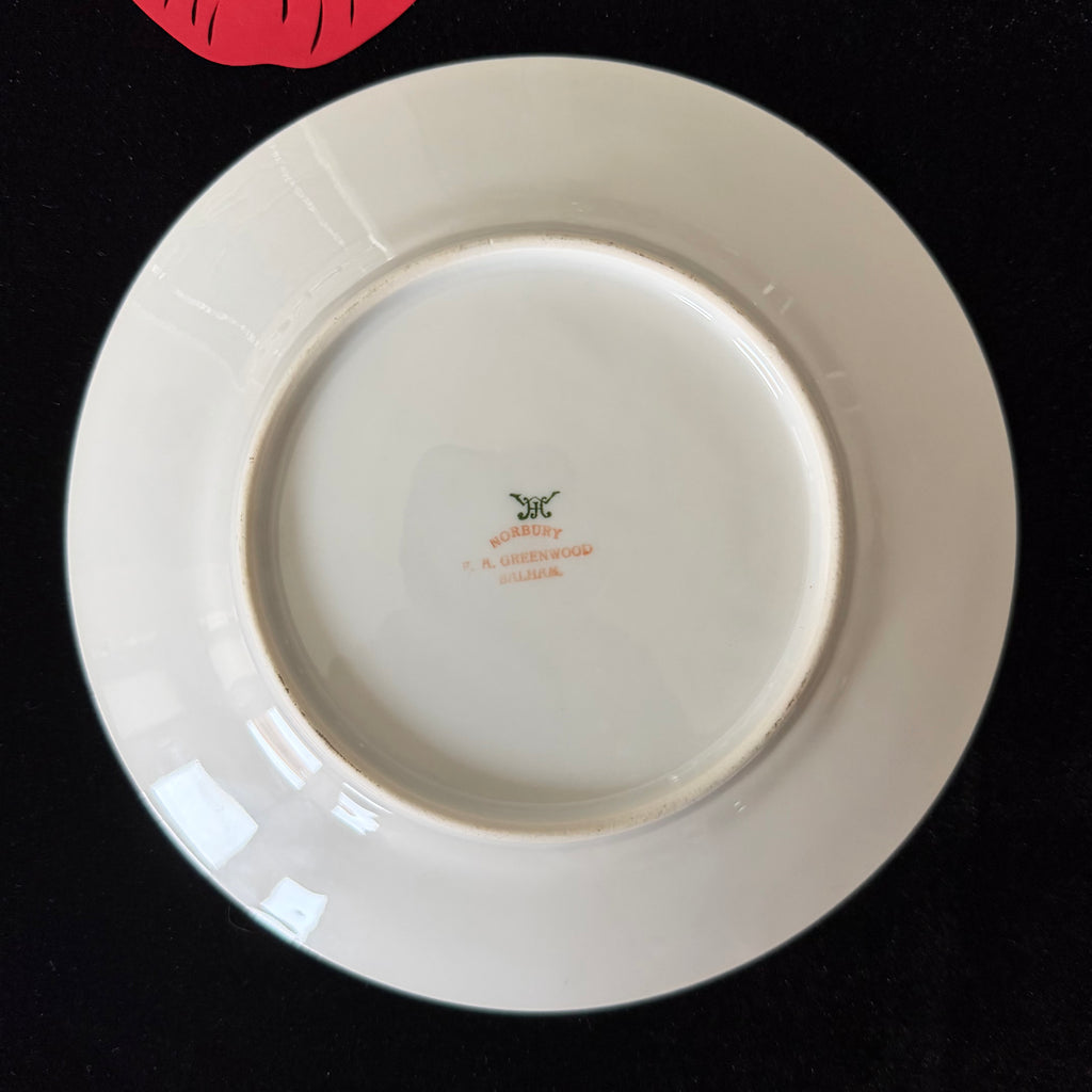 Fuck Cancer – Bold Statement Plate with Vintage Charm