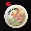 Deez Nuts Squirrel Plate, Funny Rude Decor, Cheeky Gift Idea, Woodland Humour, Statement Home Decor, Sassy Swears