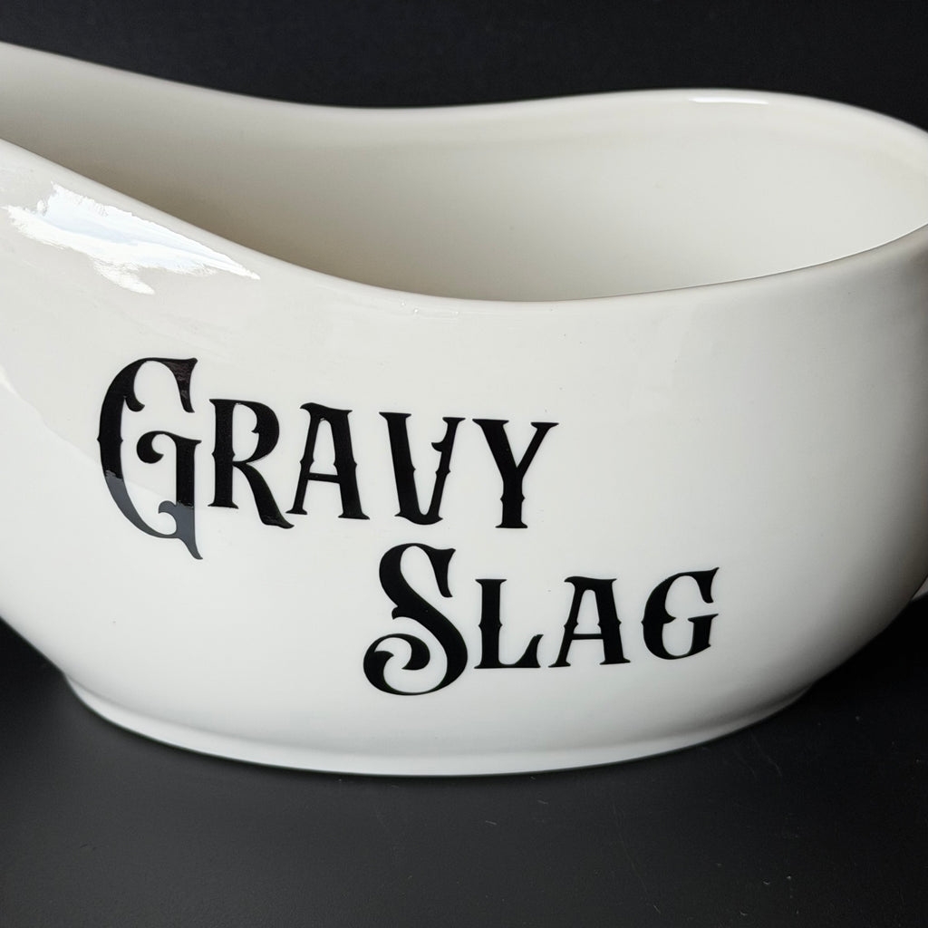 Gravy Slag – Cheeky Porcelain Gravy Boat, Jug