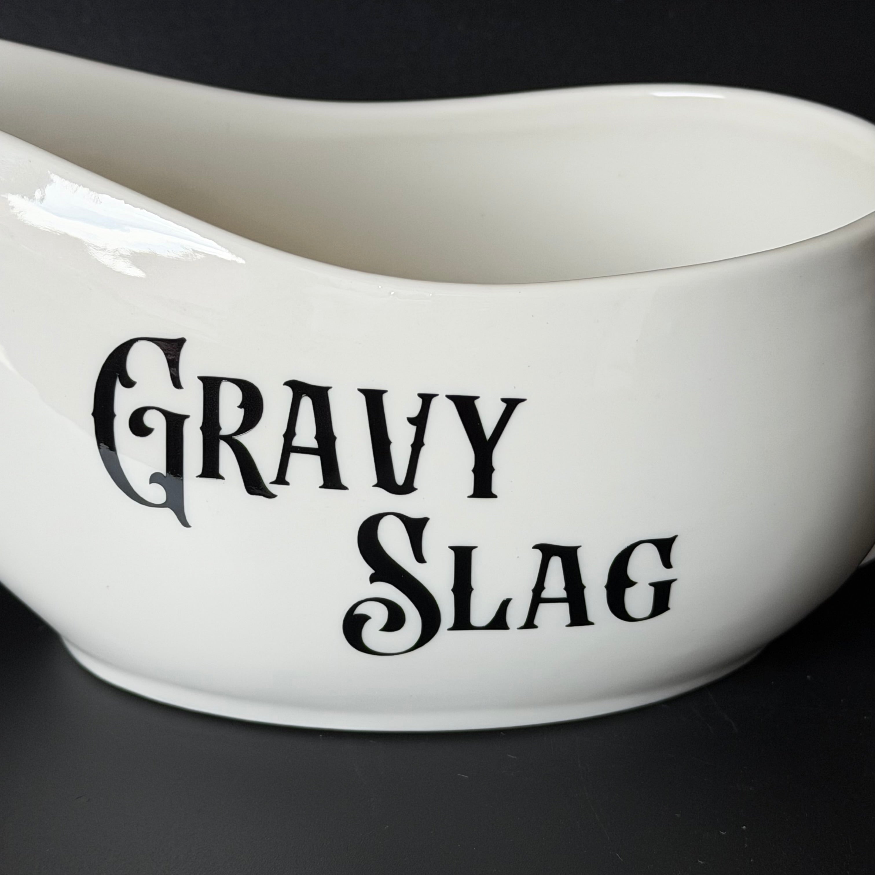 Gravy Slag – Cheeky Porcelain Gravy Boat, Jug