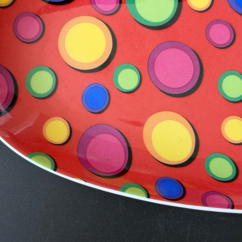 Funky Retro Cunt Decorative Plate, Colourful Statement Dish