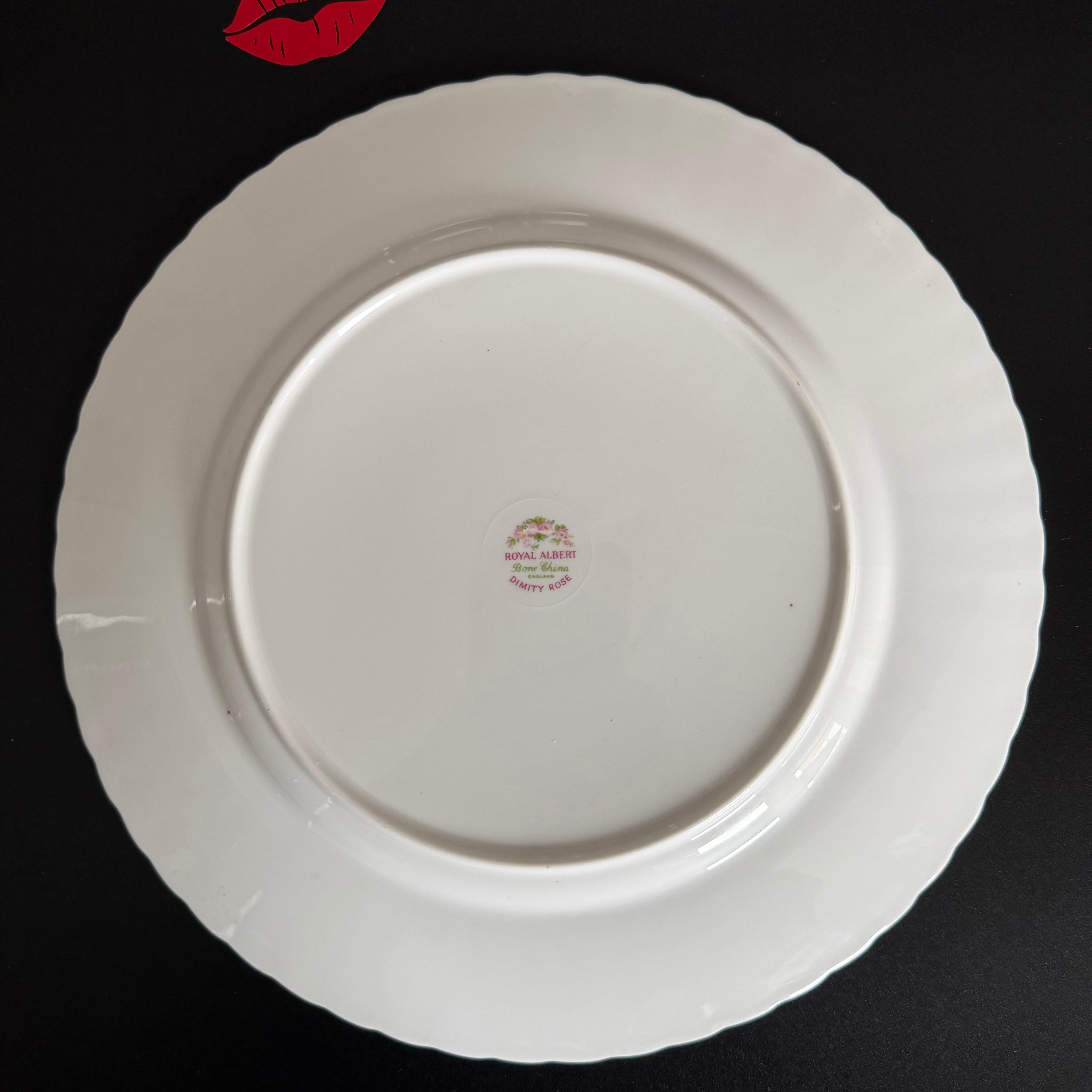 You Inspire My Inner Serial Killer, Vintage Royal Albert Plate