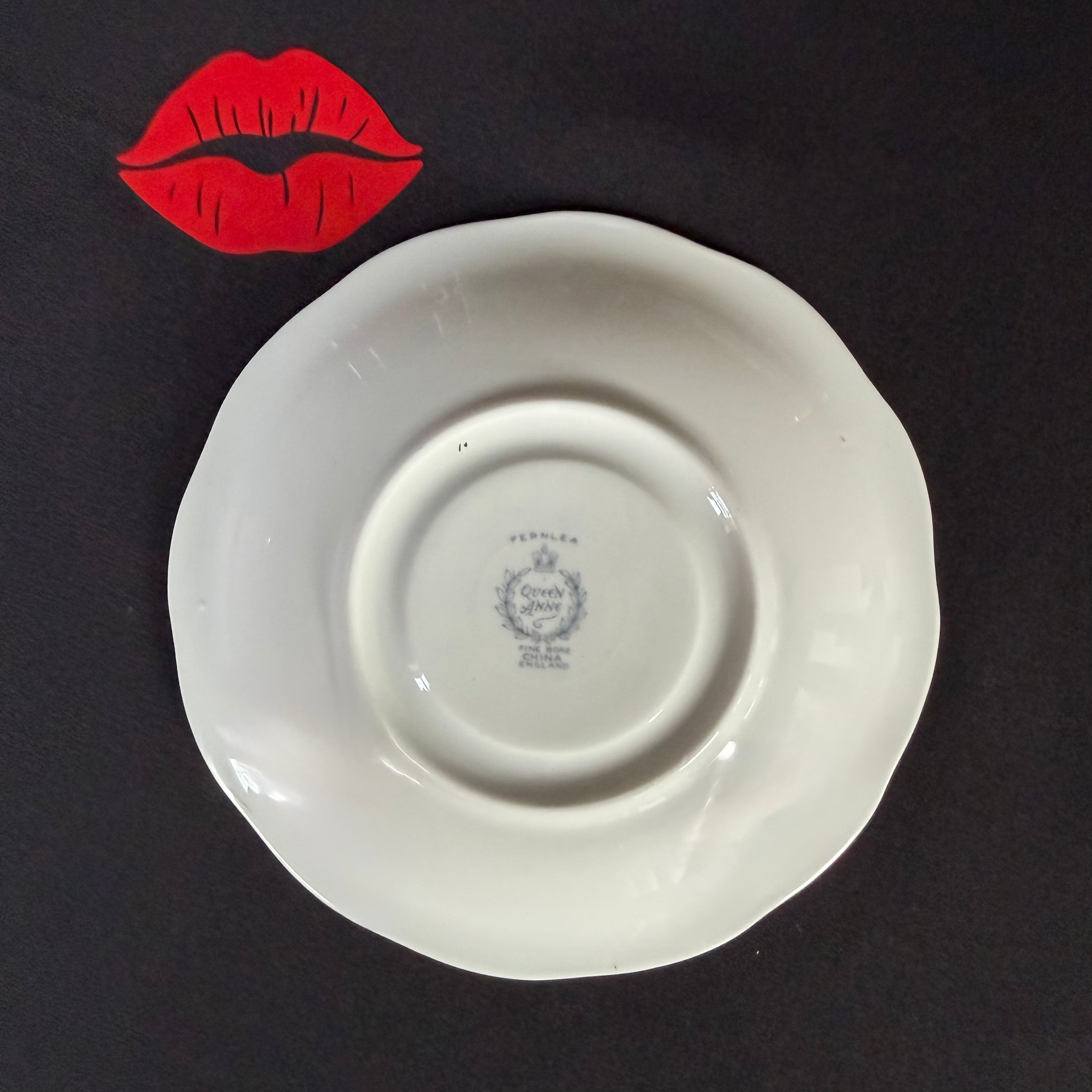 Bone China Saucer, CUSTOMISE YOUR OWN – Vintage & Pre-Loved Pieces