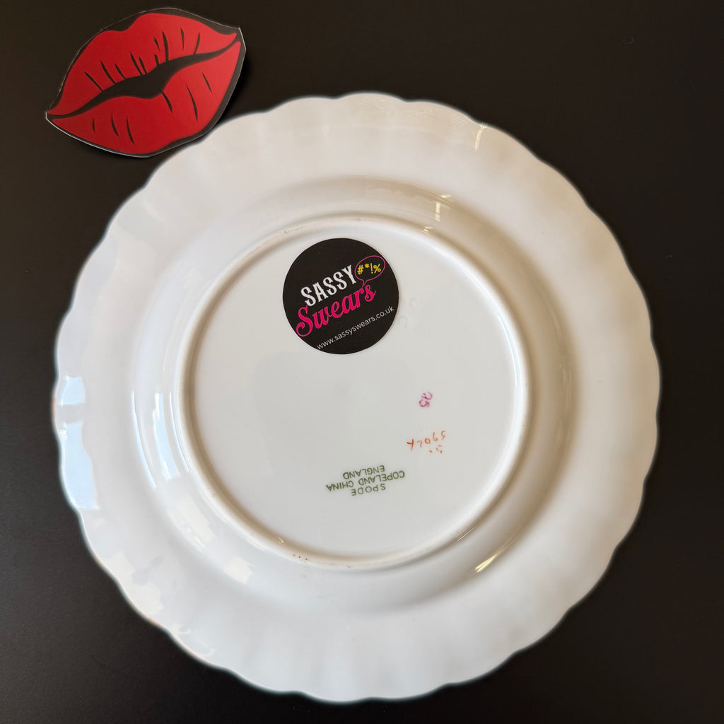 Total Slag Vintage Spode Bone China Decorative Plate