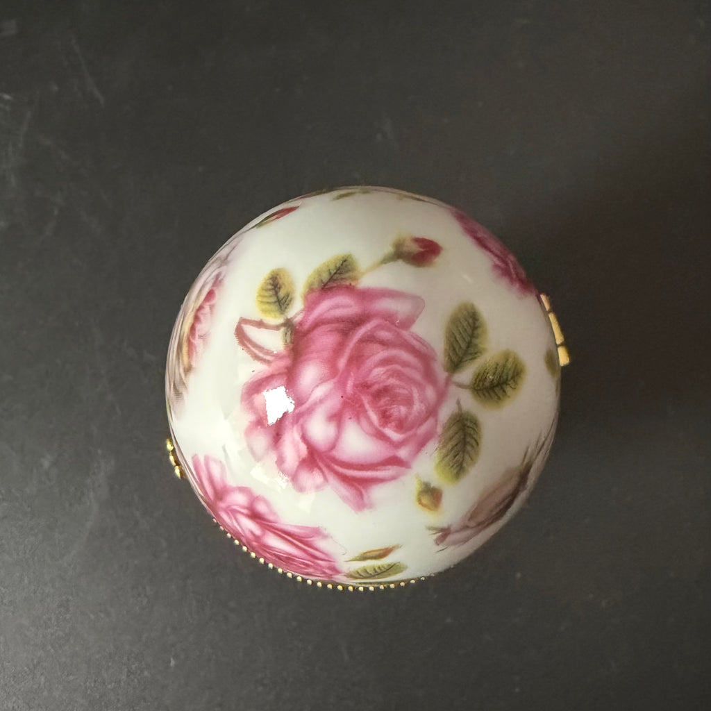 Nosy Cunt Vintage Porcelain Egg Trinket Box