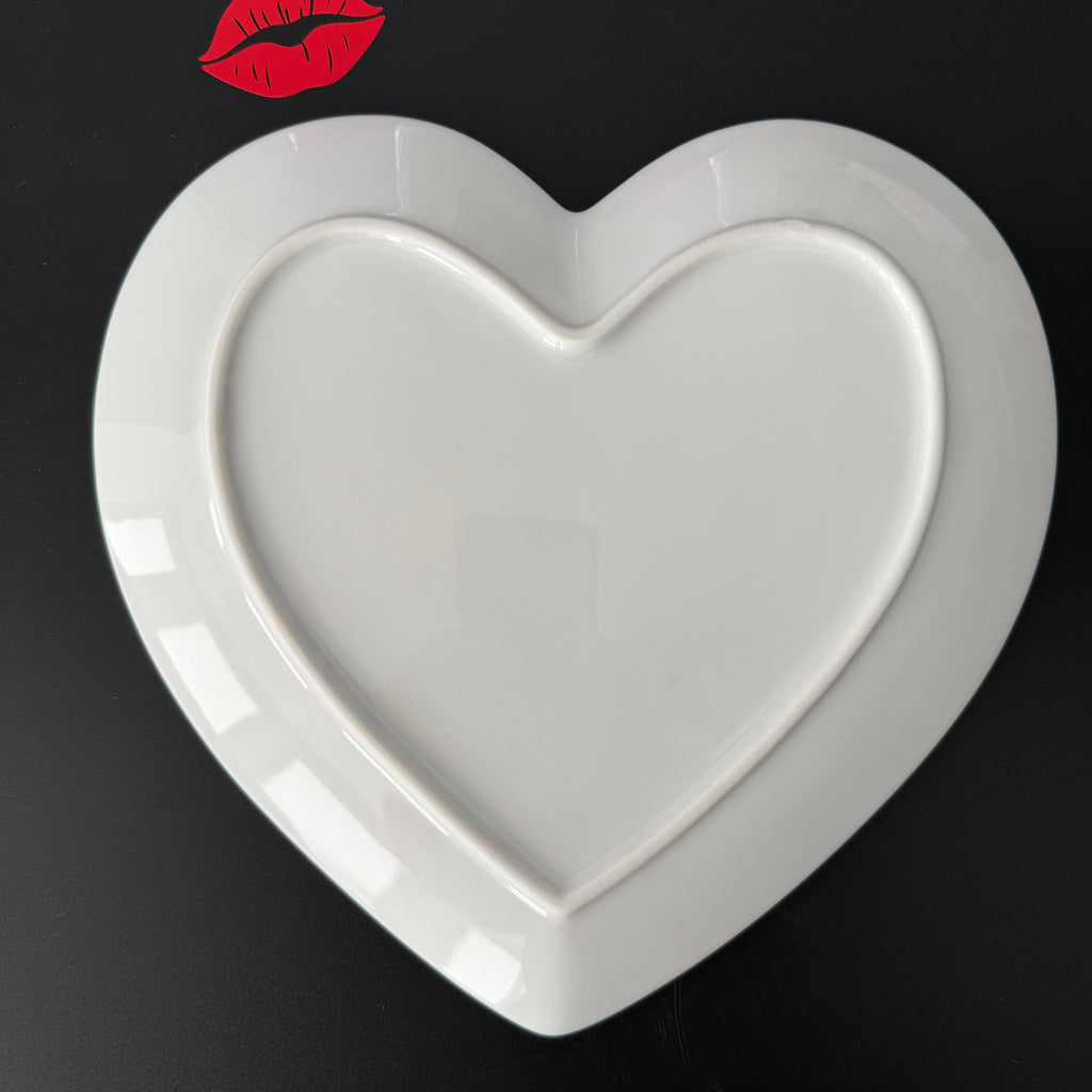 Love Yourself You Gorgeous Motherfucking Slag, Bold Quote Heart Plate, Sassy Home Decor