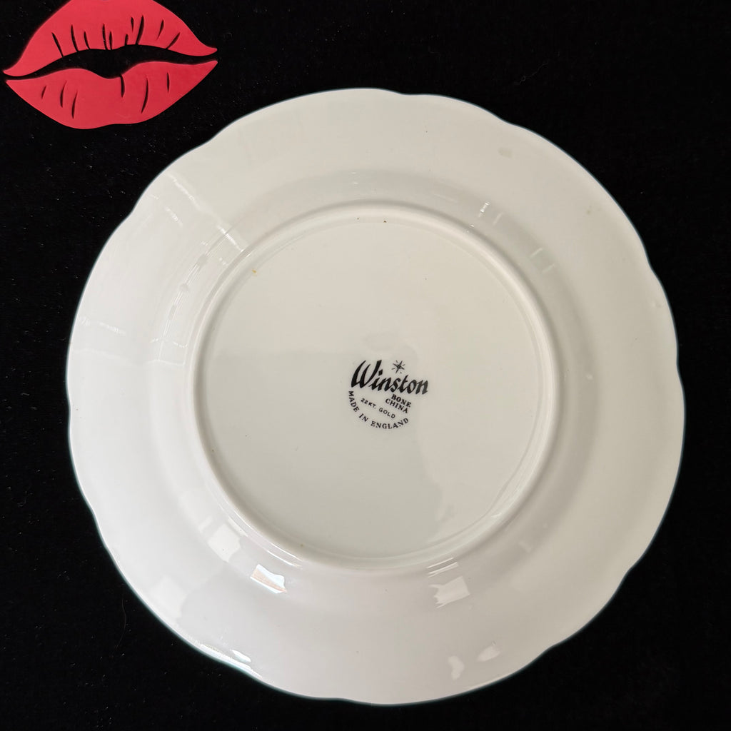Fuck This Shit, Hand Decorated Vintage Bone China Plate, Decorative Gift, Home Decor