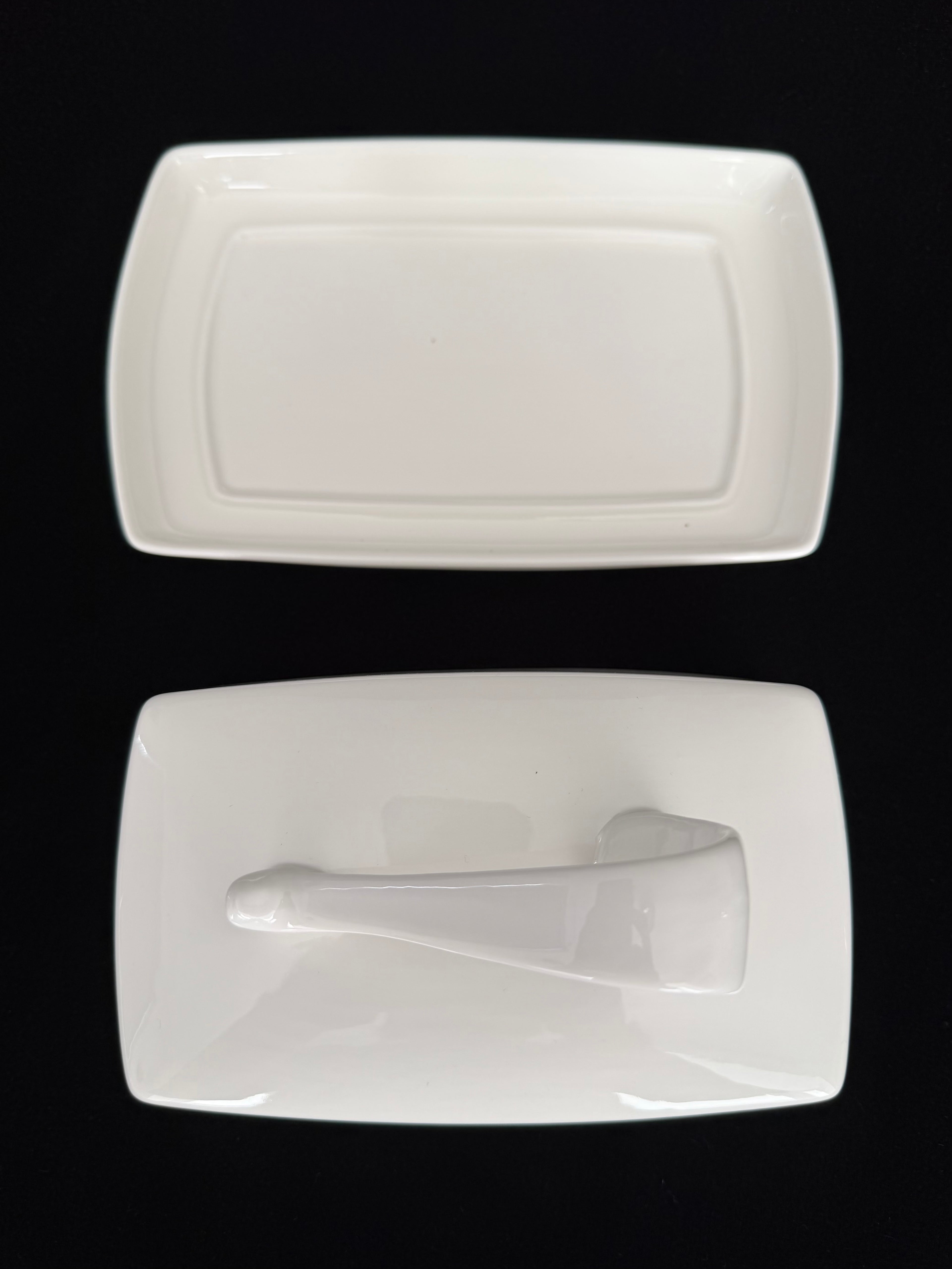 Rude Butter Dish, Yes It's Butter I'm Not A Cheap Peasant Bastard, White China Dish,  Kitchen Decor