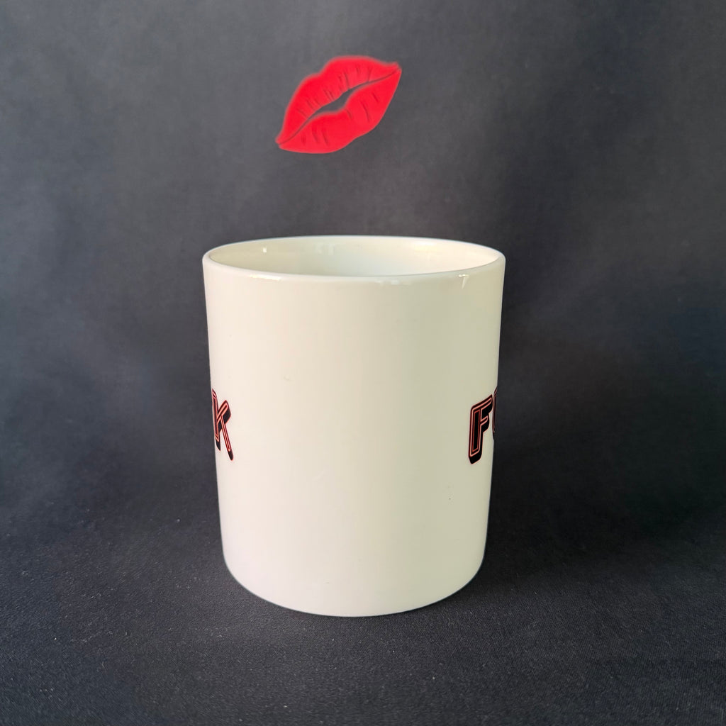 Fuck Funny China Mug, Cheeky Statement Mug, Sweary Mug, Sassy Swears