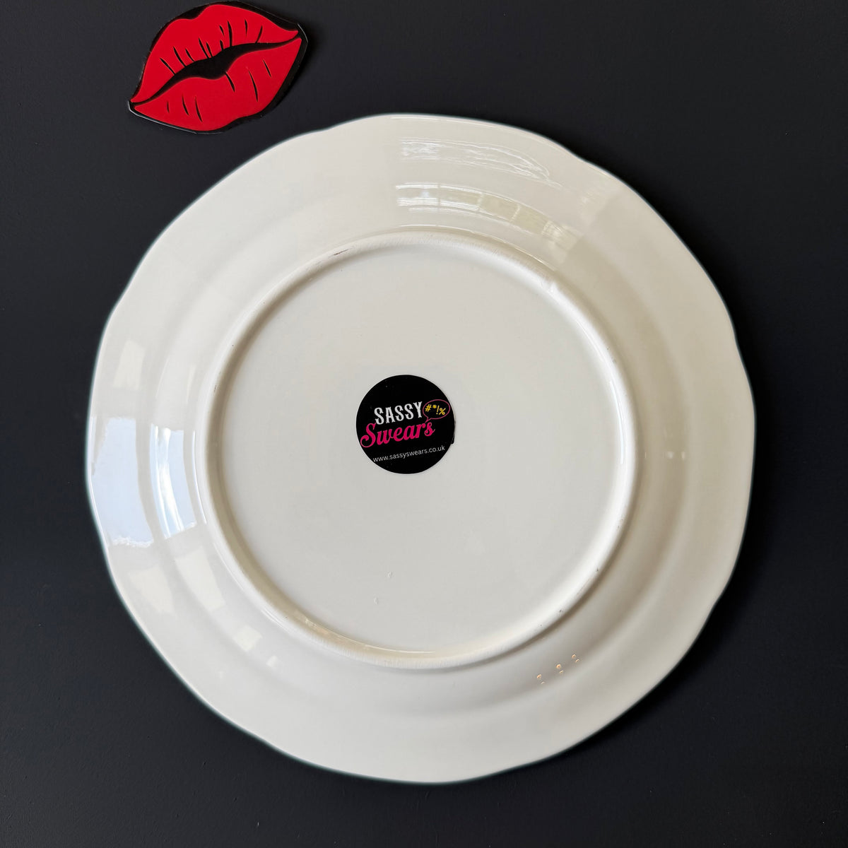 Meet Me At The Graveyard, Gothic Porcelain Plate