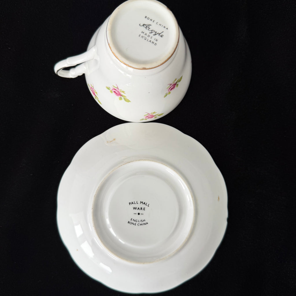 Unhinged, Vintage Bone China Statement Cup & Saucer, Home Decor