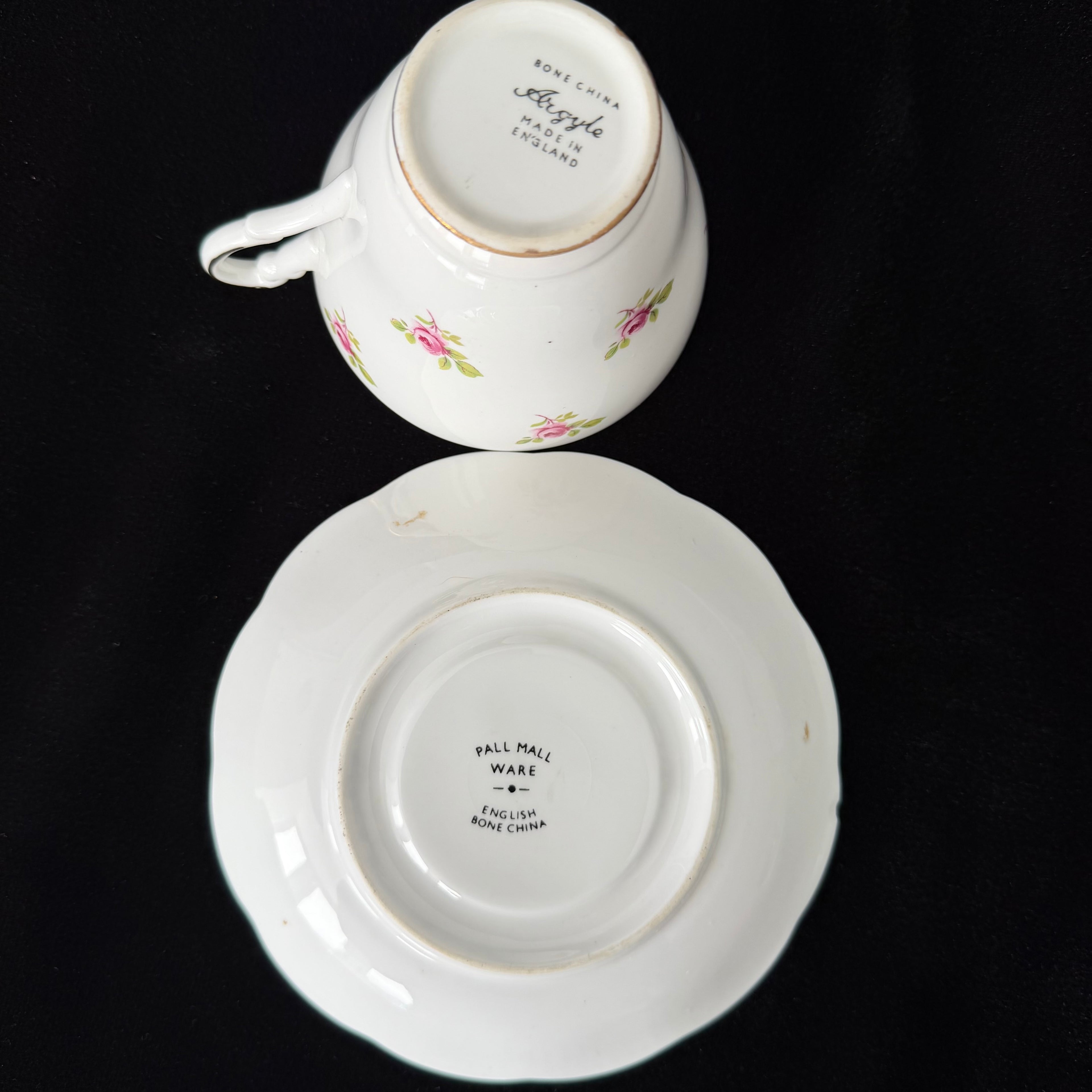 Unhinged, Vintage Bone China Statement Cup & Saucer, Home Decor