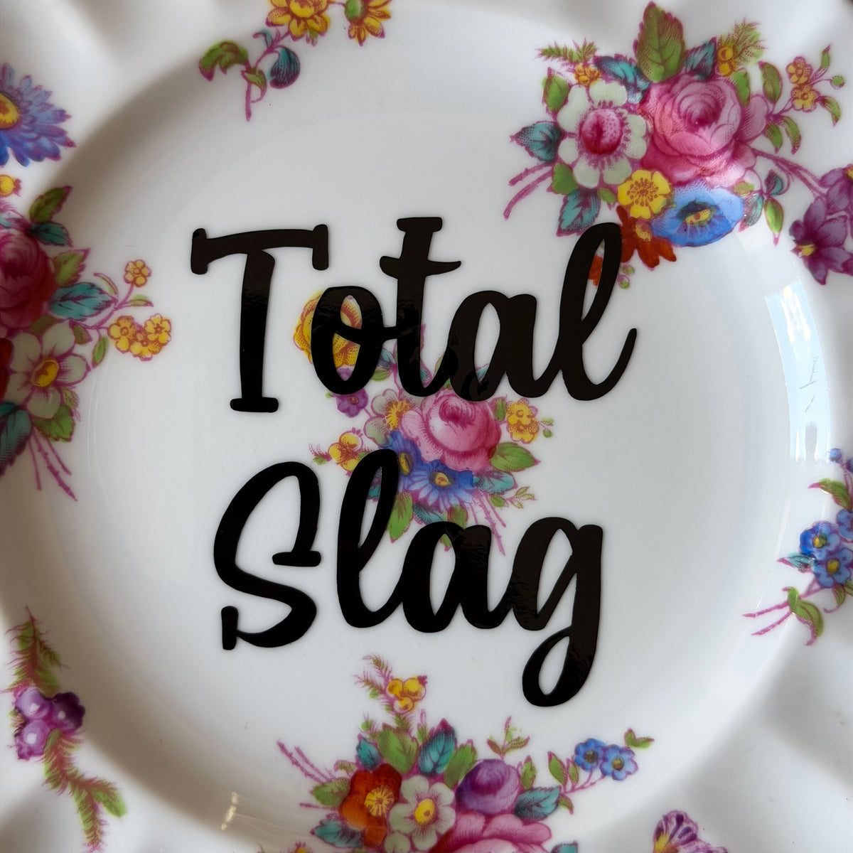 Total Slag Vintage Spode Bone China Decorative Plate