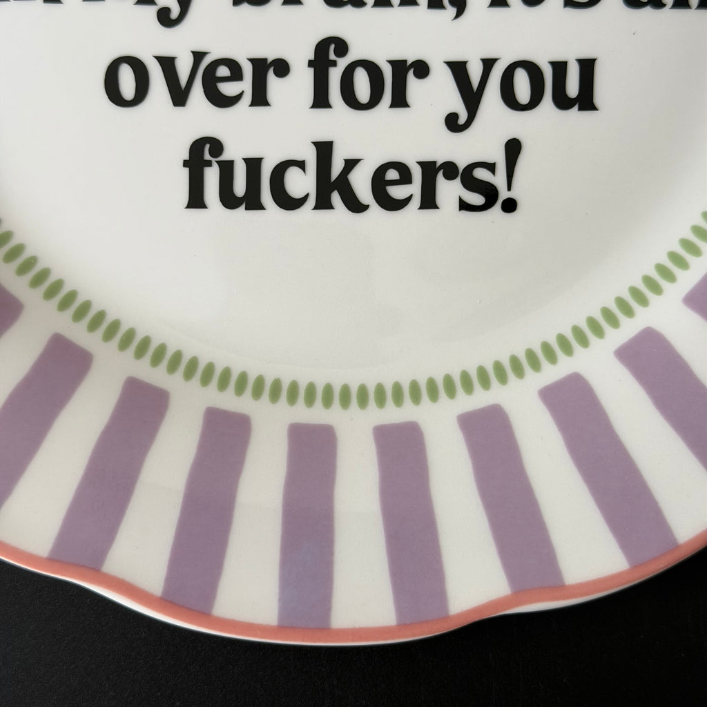 Once I Defeat the Chemical Imbalance...Modern Large Plate