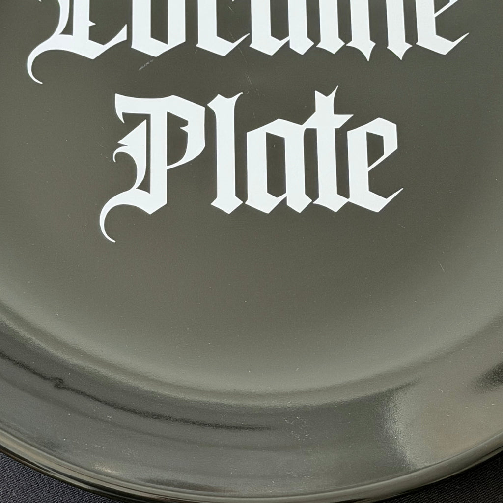 Cocaine Plate, Hand Decorated Pre Loved Modern Plate, Decorative Gift, Home Decor