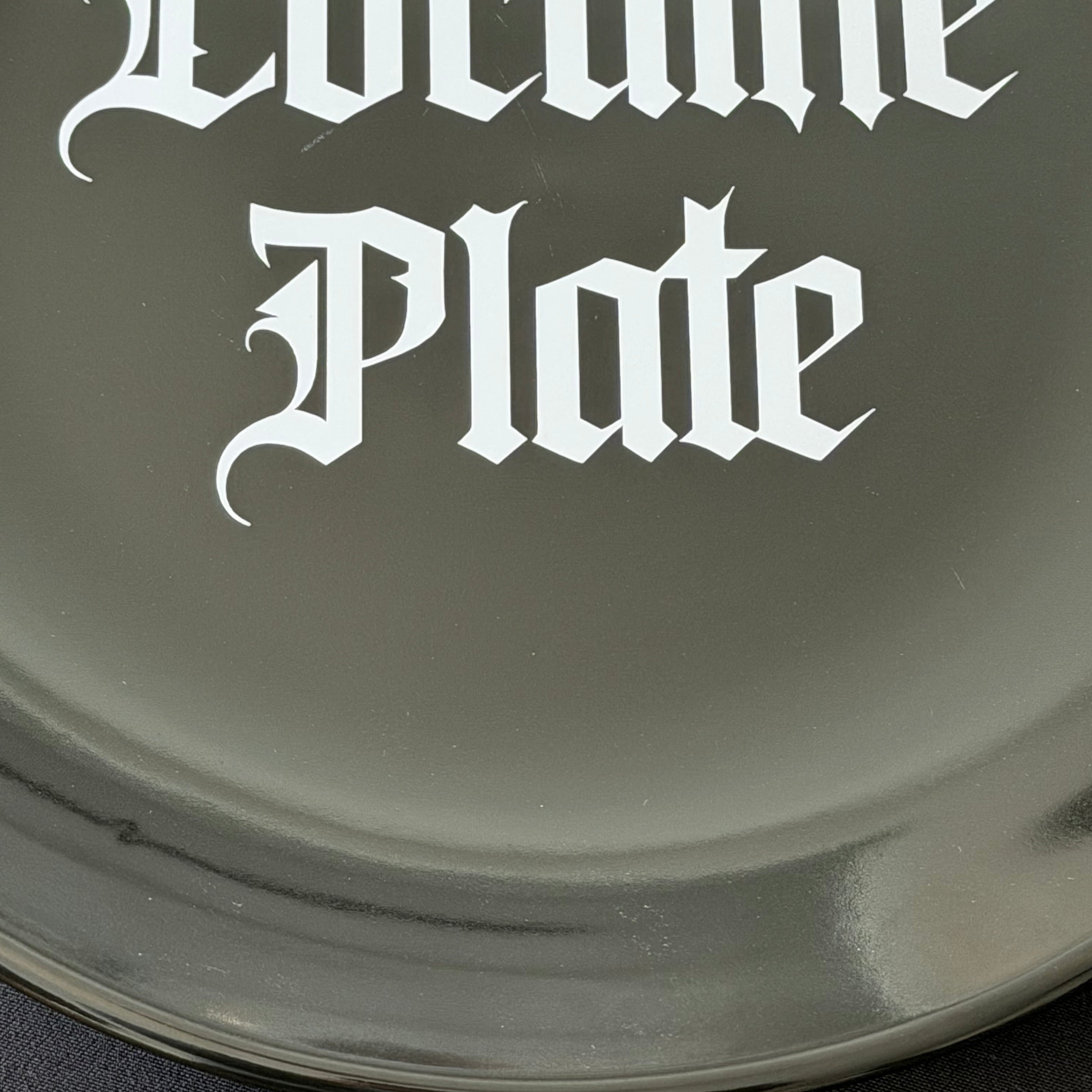 Cocaine Plate, Hand Decorated Pre Loved Modern Plate, Decorative Gift, Home Decor