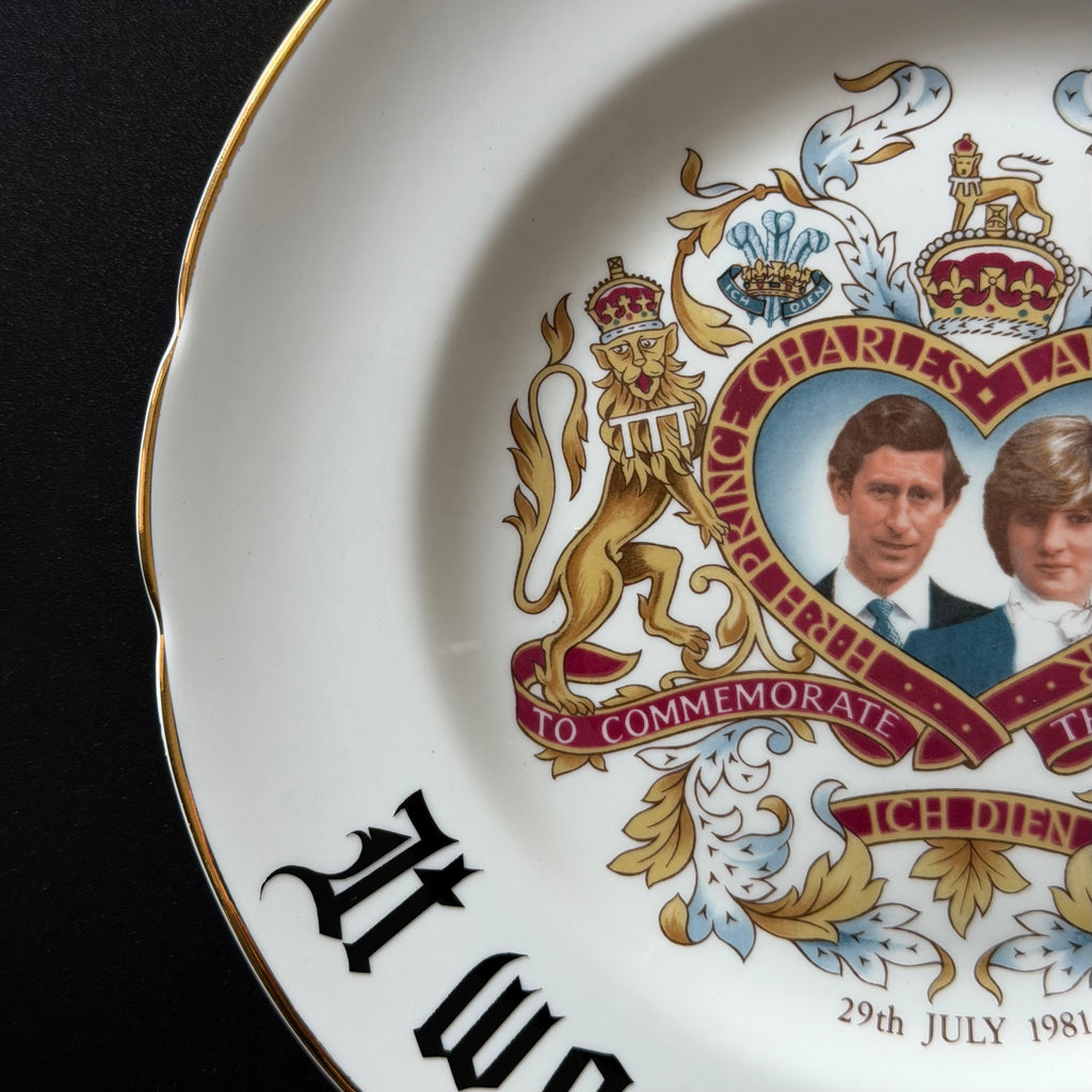 It Was an Inside Job Plate, Dark Humour Decor, Charles & Diana Commemorative Plate, Alternative Gothic Wall Decor, Sassy Statement Plate