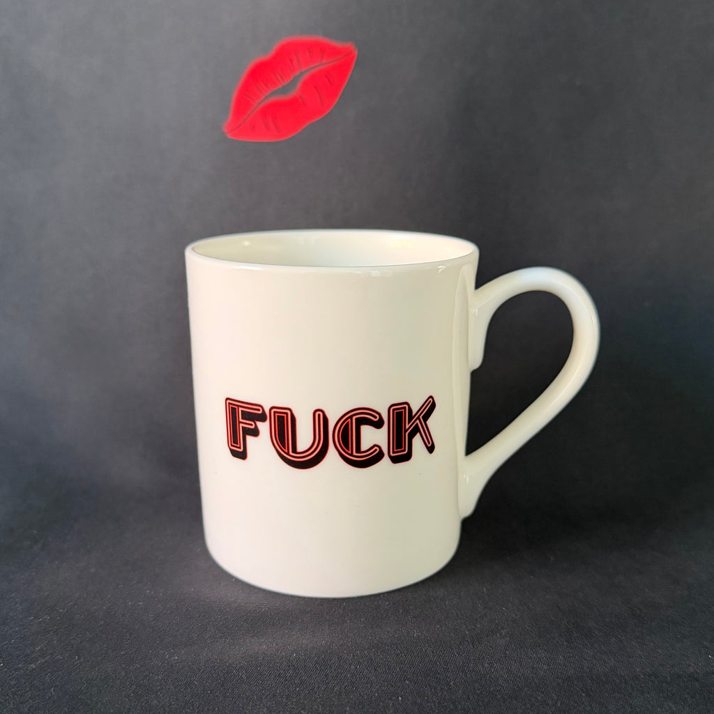 Fuck Funny China Mug, Cheeky Statement Mug, Sweary Mug, Sassy Swears