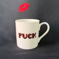 Fuck Funny China Mug, Cheeky Statement Mug, Sweary Mug, Sassy Swears