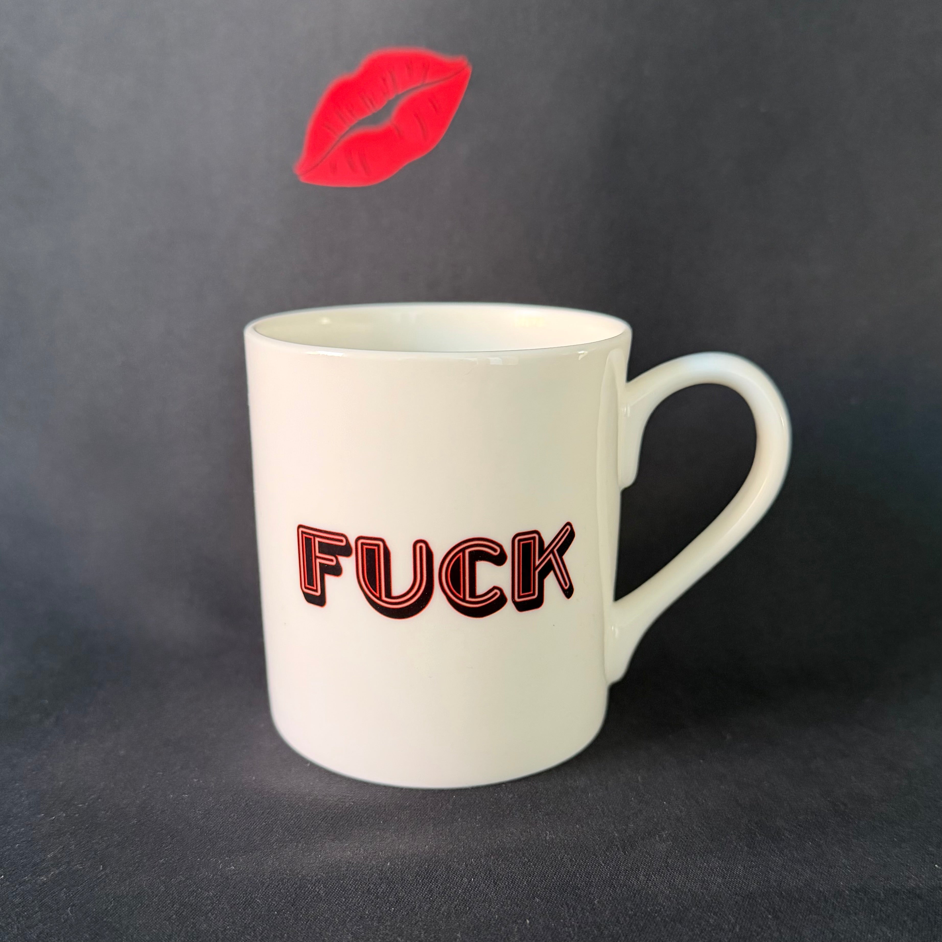 Fuck Funny China Mug, Cheeky Statement Mug, Sweary Mug, Sassy Swears