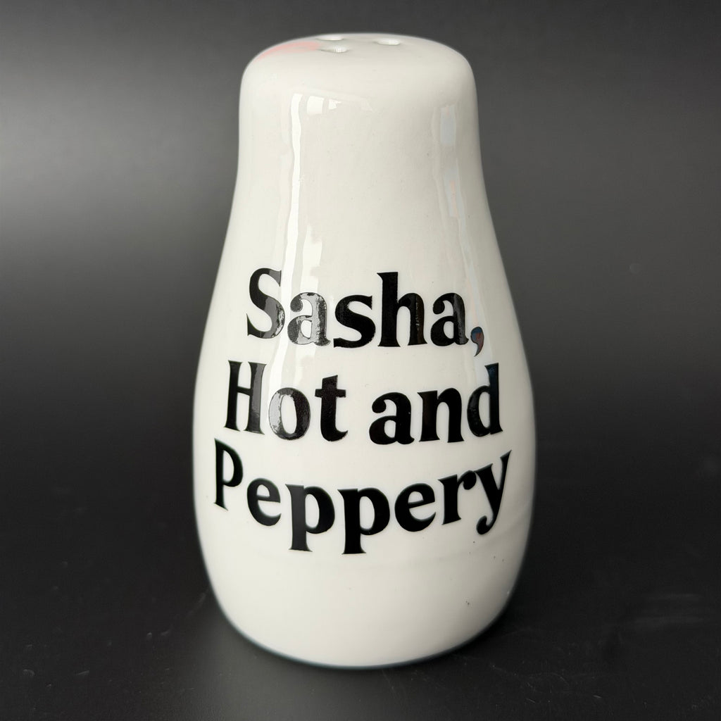Personalised Salt & Pepper Pots, Cheeky Kitchen Decor