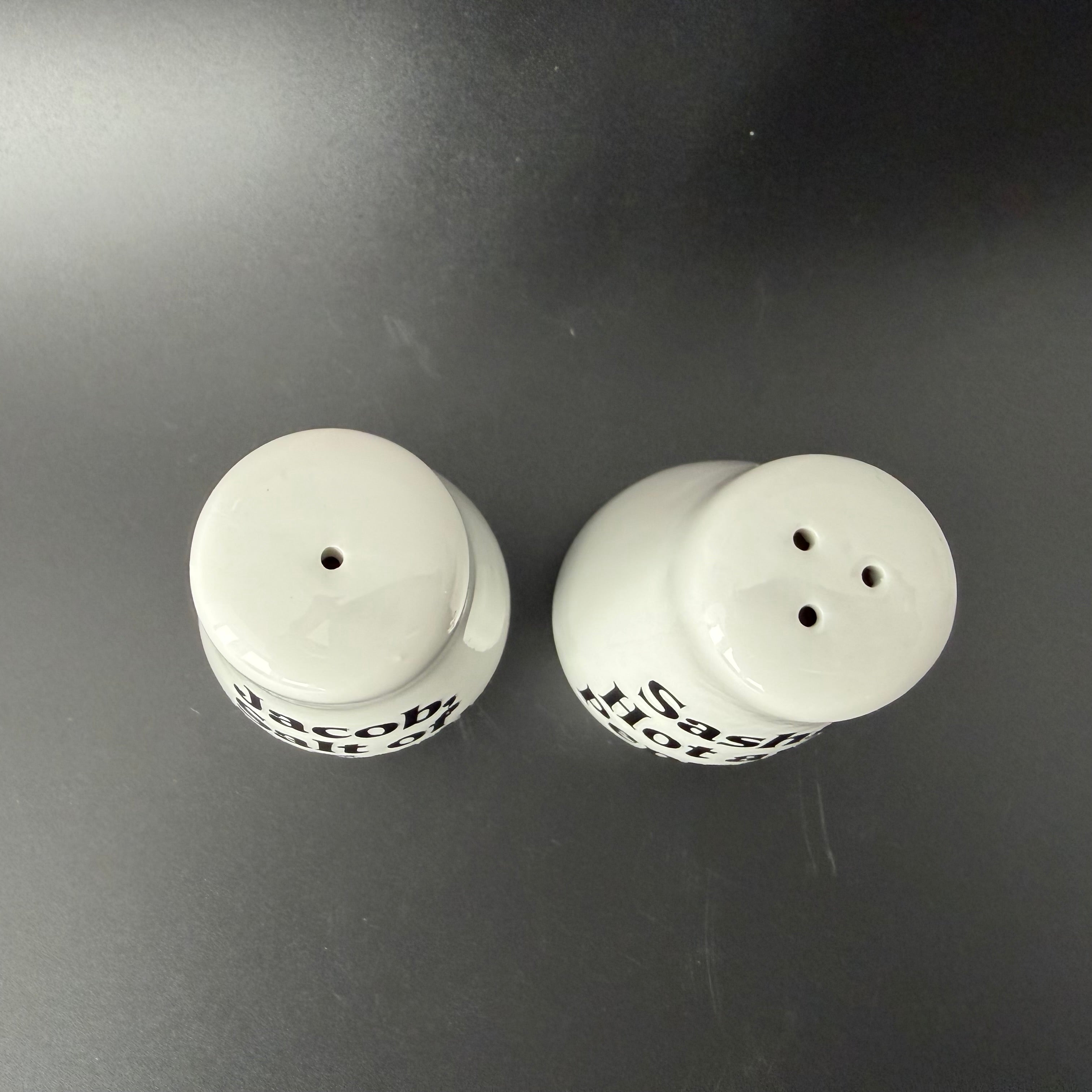 Personalised Salt & Pepper Pots, Cheeky Kitchen Decor