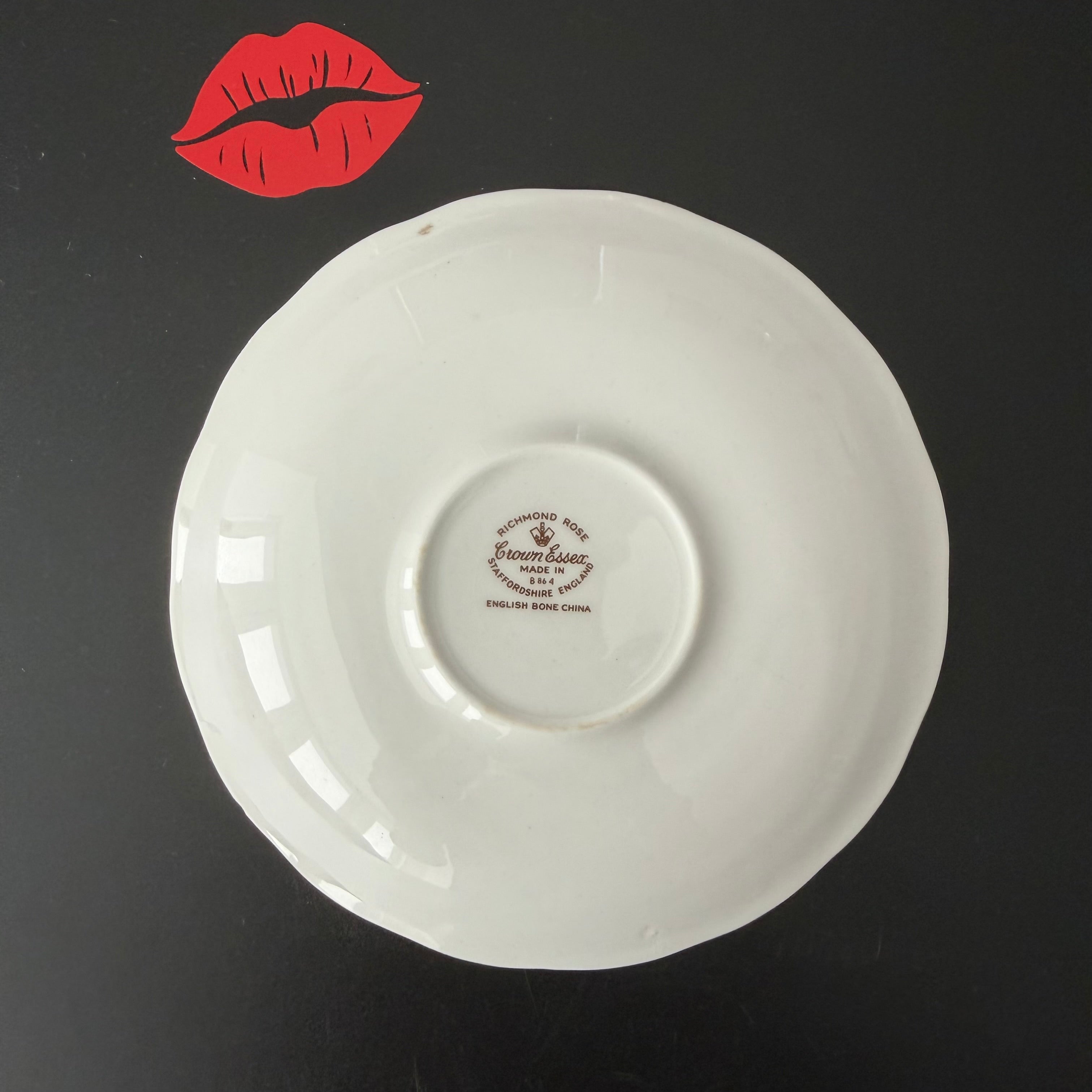 Witch Vintage Bone China Saucer Plate