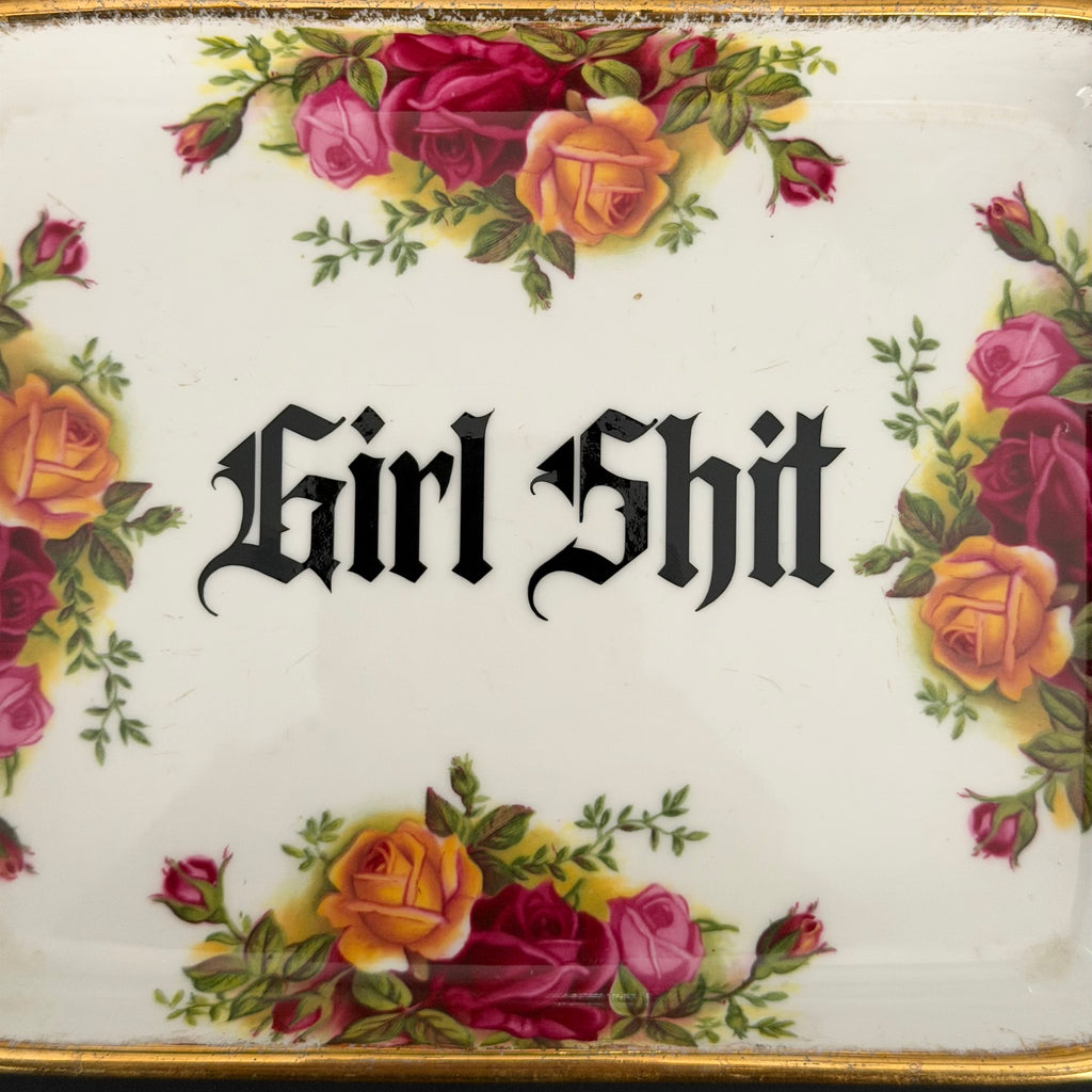 Girl Shit Vintage Royal Albert Bone China Trinket Dish