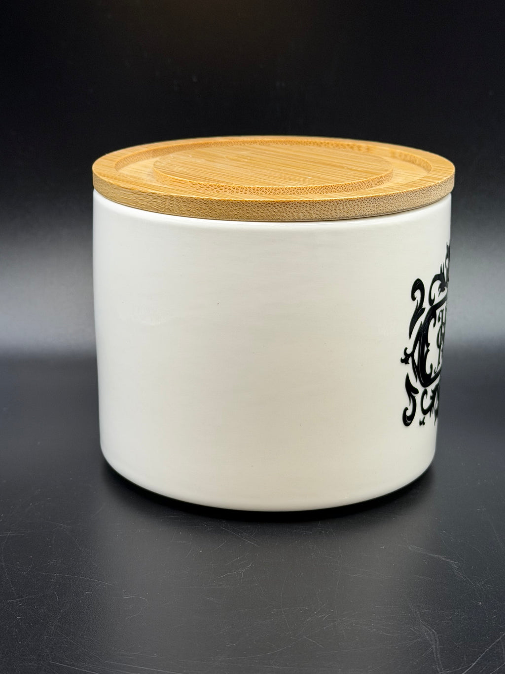 "Suspicious White Substance" Ceramic Storage Canister | Funny Kitchen Jar