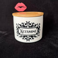 Funny Statement Storage Canister Ketamine, Decorative Kitchen Storage Jar, Bold Home Decor, Sassy Swears